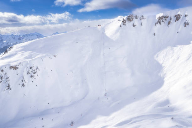 istock A Serene Winter Landscape Featuring SnowCapped Mountains Beneath a Bright Blue Sky That Invites Adventure 2192815667