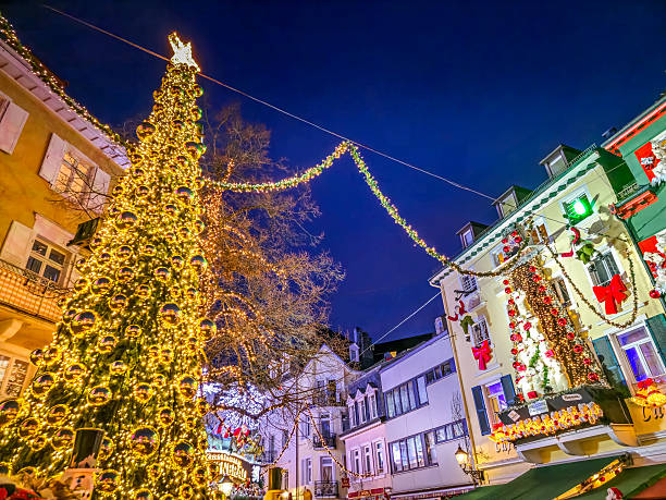 istock Christmas tree in Baden-Baden, Germany 2192818076