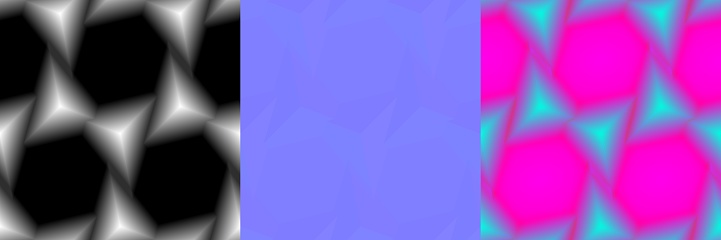 Normal Map Rgb Values Triangle Floor Tile Wellworn Seamless Tiled Texture Height Map Normal ...
