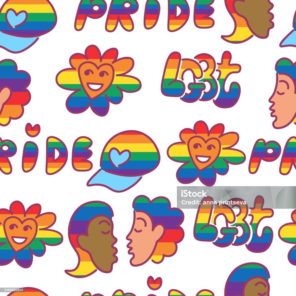 Pridepattern Stock Illustration - Download Image Now - Backgrounds ...