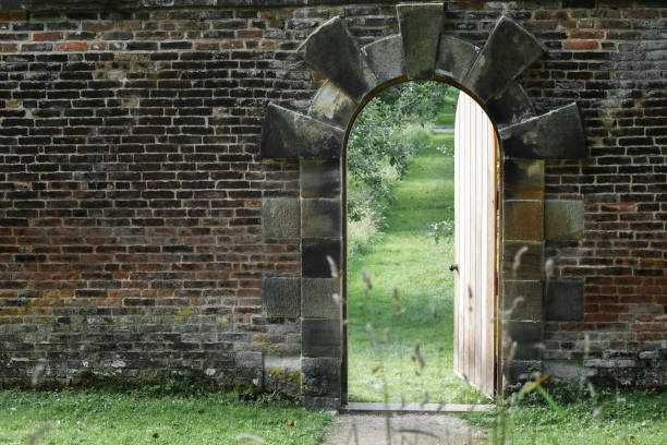 Open door with beautiful nature