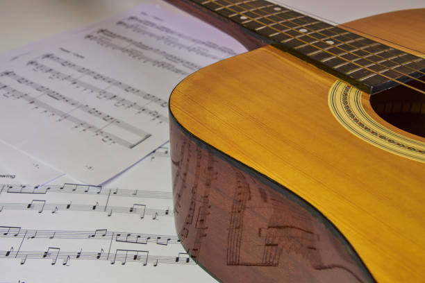 istock Acoustic guitar, isolated on white background 2192828285
