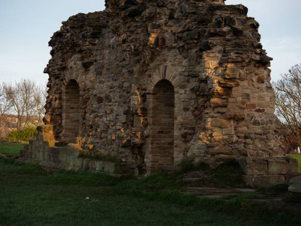 istock Sandal castle ruins in Yorkshire wide landscape 2192829675