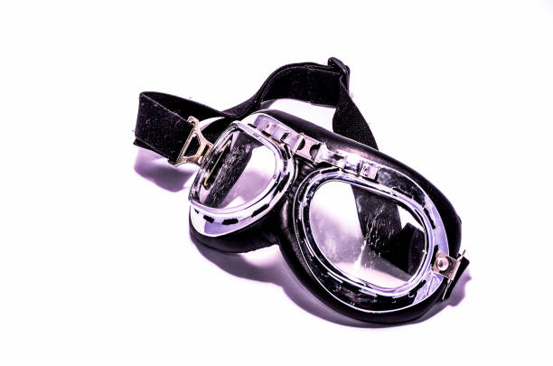 Glasses on a white background