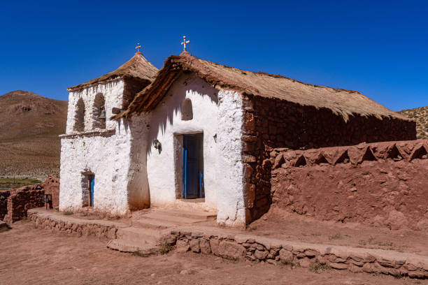 istock Historic Church Under Blue Sky in Atacama, Chile 2192830412