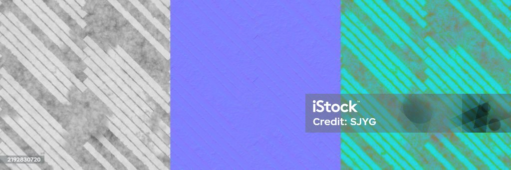 Diagonal Normal Map Modern Crack Floor Diagonal Tile Unique Seamless Tiled Texture Height ...