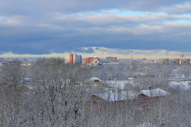 istock A beautiful winter landscape featuring snowcovered roofs alongside a charming city skyline 2192832672