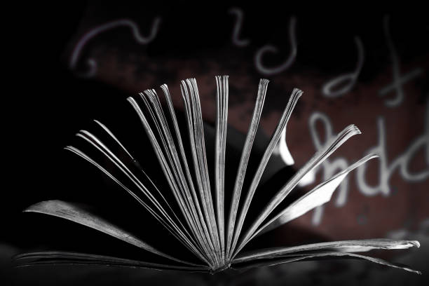 istock Close-Up of Aged Book Pages in Soft Lighting 2192835263