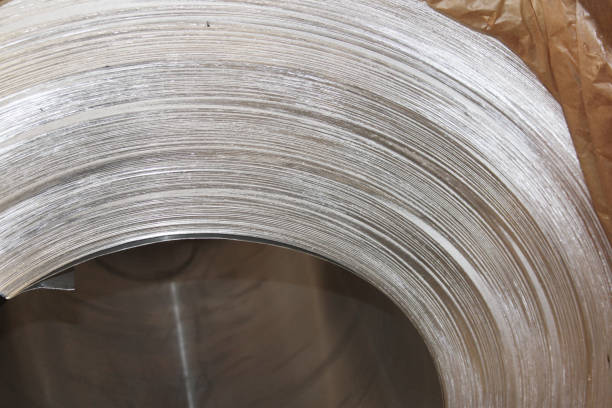 istock Rolls of aluminum sheet foil 2192835430