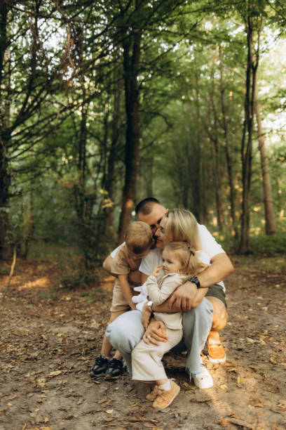 istock A happy young family in the park 2192839007