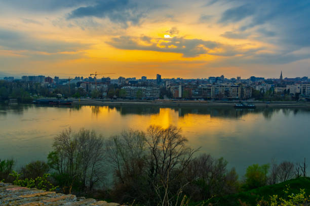 Landscape from the Fortress of Petrovaradin near Novi Sad