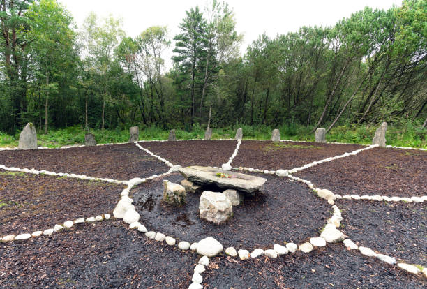Mysterious Domsteinane stone circle in southern Norway near Stavanger