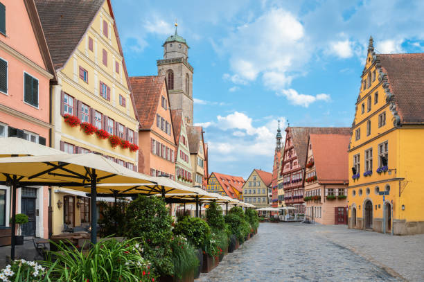 istock Street scene from medieval Dinkelsbuhl, Germany 2192850691