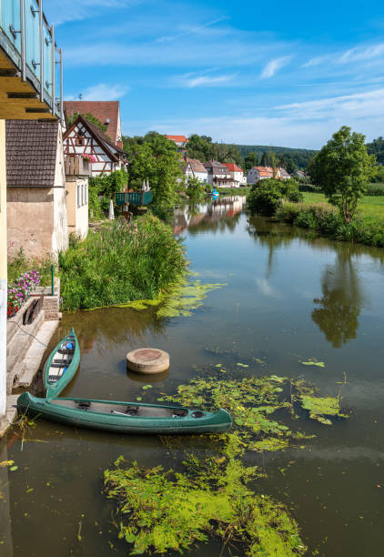 istock Harburg village in Wornitz river valley, Germany 2192850885