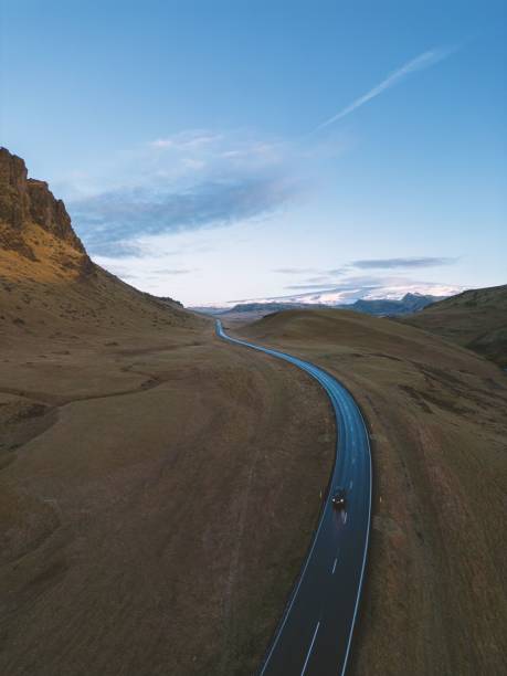istock Winding road through Icelandic landscape. 2192851809