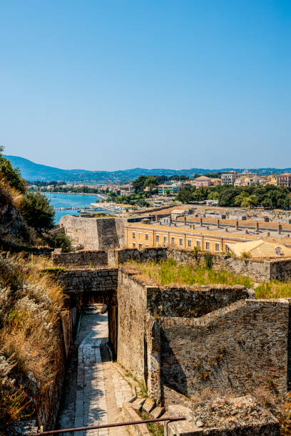 istock Pathway through the Old Fortress of Corfu, Greece 2192853164