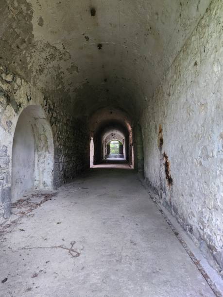 istock Abandoned stone tunnel with an arched ceiling, Georgia 2192855450