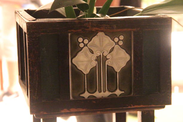 istock Art Nouveau Wooden Planter 2192860595
