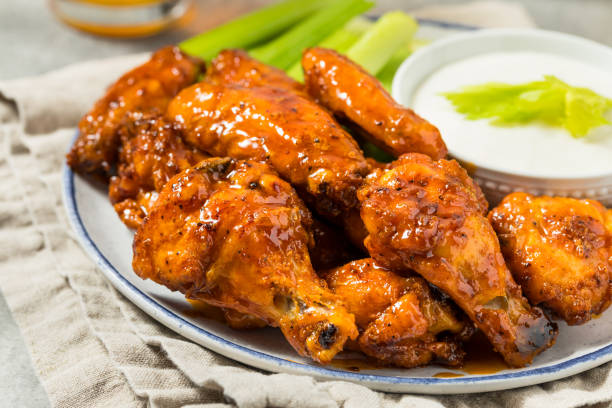 istock Homemade Buffalo BBQ Chicken Wings with Beer 2192863918