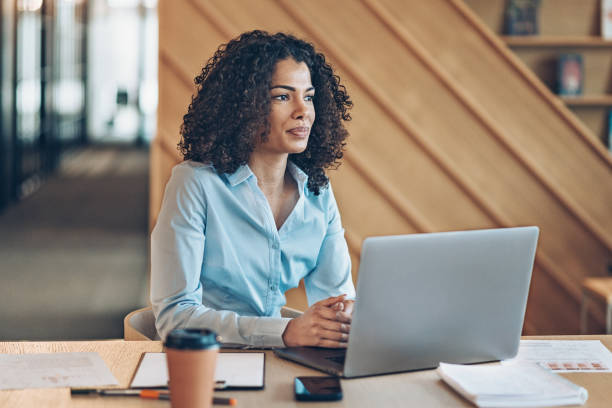 istock Businesswoman working in his office 2192864060