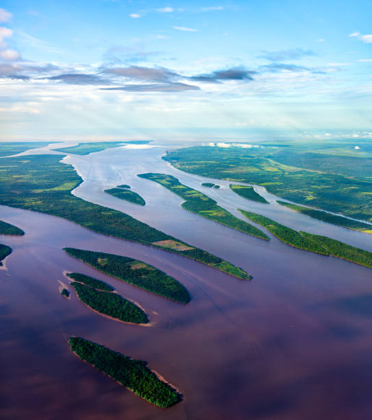 istock Delta of the Essequibo River Flowing into the Atlantic Ocean, Guyana 2192865713