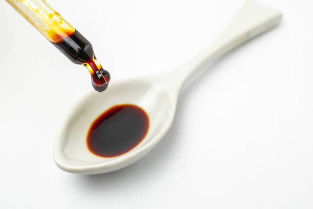 istock iodine, Lugol's solution, dissolved iodine administered dropwise with a pipette 2192869510