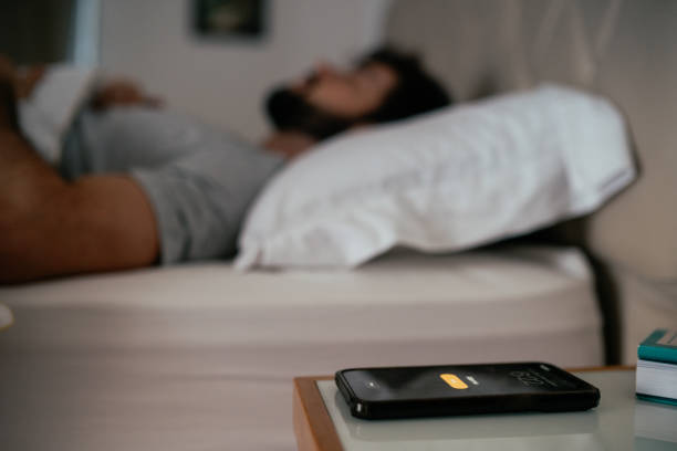 istock Hispanic Brazilian bearded man sleeping on the bed 2192871748