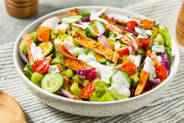 P. Carosella: 9 Saladas Deliciosas e Saudáveis (com Frango) - receita deliciosa profissional - passo 3