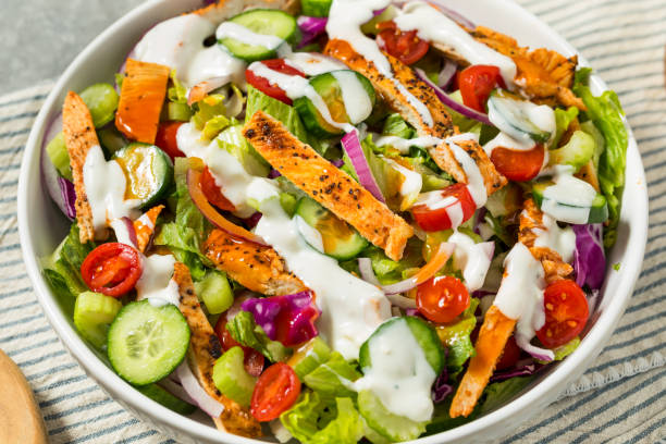 istock Healthy Homemade Buffalo Chicken Salad 2192873836