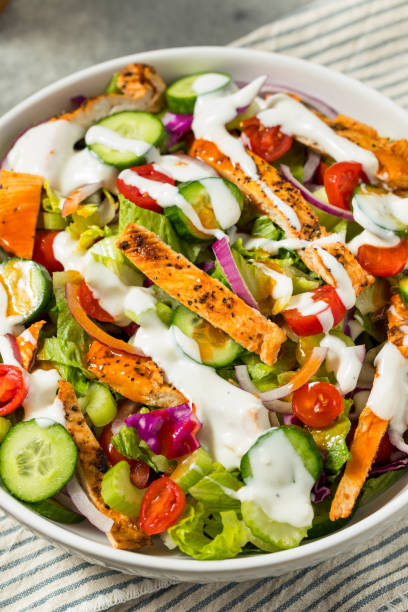 istock Healthy Homemade Buffalo Chicken Salad 2192873936