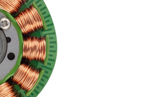 istock Close up of BLDC motor stator windings 2192881301