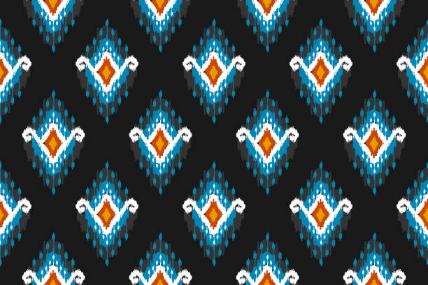 istock Ethnic ikat seamless pattern in tribal. Aztec geometric ethnic ornament print. Ikat pattern style. 2192882515