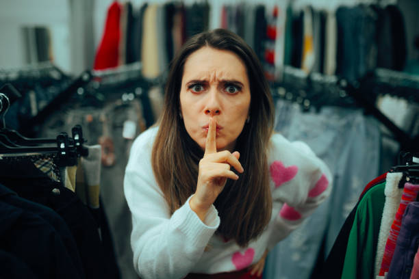 Woman asking for silence shushing everybody