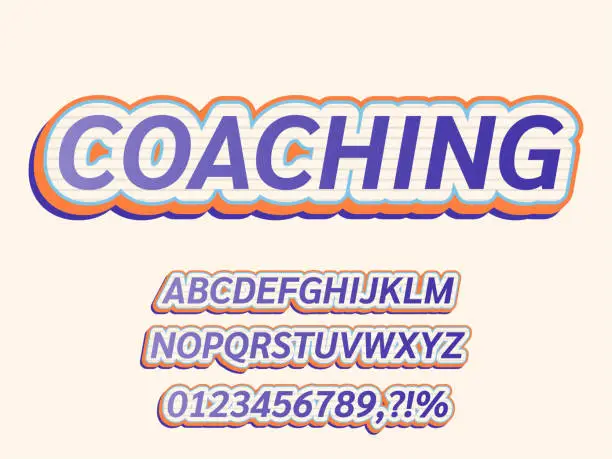 Coach Rj Lettering Design Free coach logo font Illustrations & Vectors | Templates, Icons & More ...