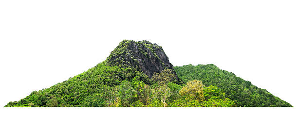 istock Panorama island, hill, mountain isolated on a white background. with clipping path, for photo montage. 2192903409