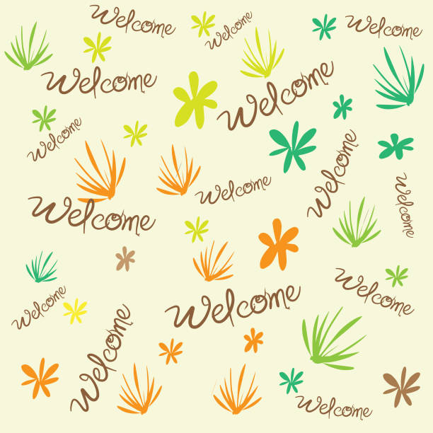 Welcome Pattern 30+ Welcome To The Team Art Stock Photos, Pictures & Royalty-Free ...