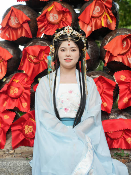 istock Asian woman wearing Chinese Hanfu 2192909824