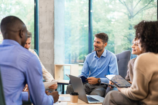 istock Business meeting - manager discussing work with his colleagues. 2192911342