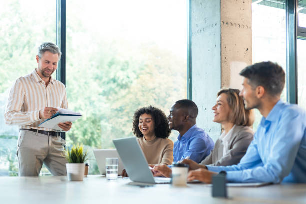 istock Business meeting - manager discussing work with his colleagues. 2192911664