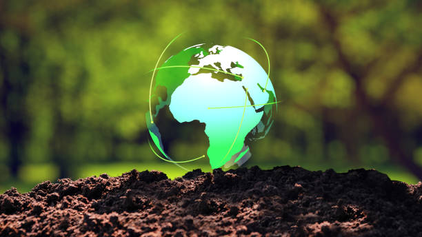 istock Earth Highlighting Africa for Renewable Energy Concepts 2192922508