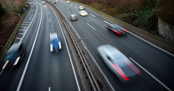 istock Long exposure of cars on a highway 2192922834