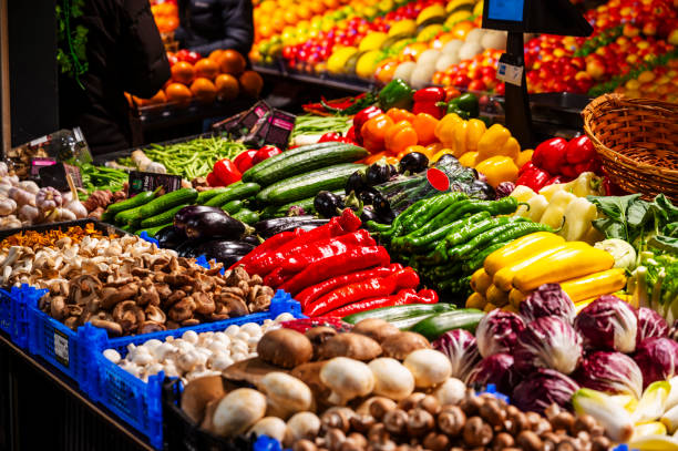 istock Vegetables at a market stall. 2192924820