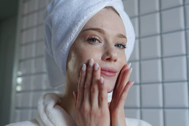 istock A Skincare Routine with a Gentle Touch, Emphasizing Relaxation and SelfCare Practices 2192928866