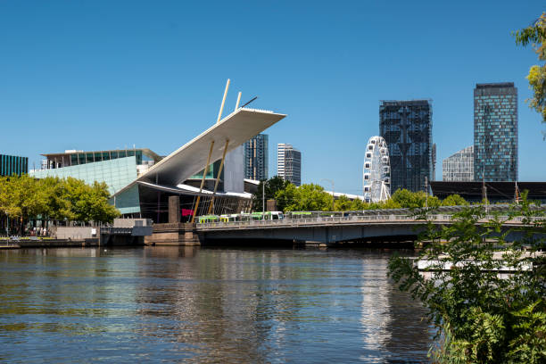 Yarra River and Downtown Melbourne, Australia