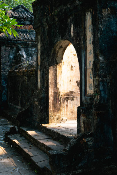 istock Vietnam. Ancient Stone Archway with Sunlit Glow 2192931494