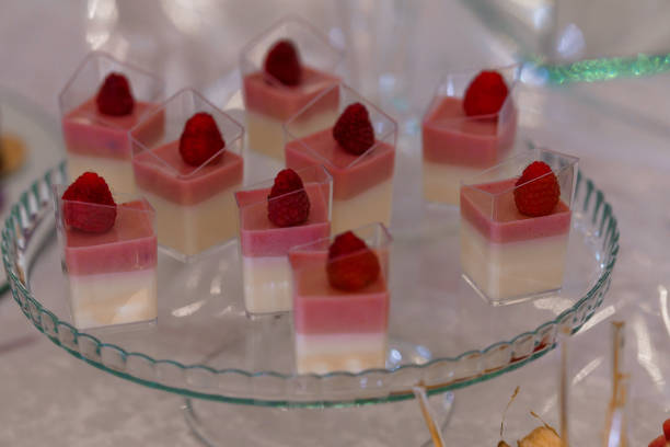 istock Elegant Layered Berry Desserts in Clear Cups 2192933019