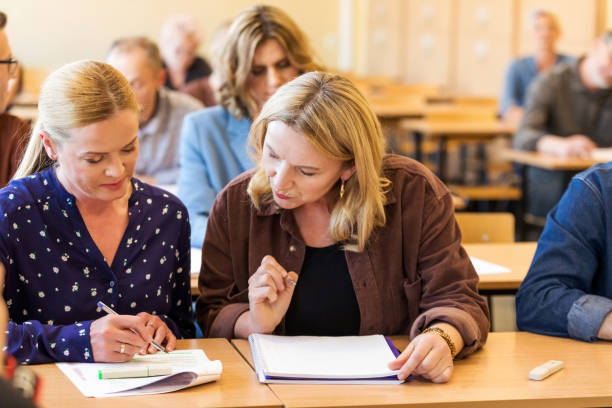 istock Female adult students during education training class 2192934736