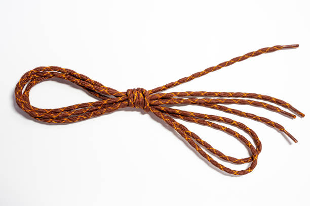 istock shoe laces on isolated white. 2192939066