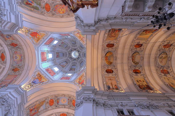 Salzburg Cathedral (Dom zu Salzburg), this baroque-style 17th-century cathedral