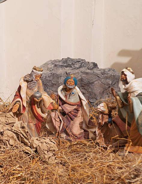 istock nativity scene with hand-colored figures made out of wood 2192956074